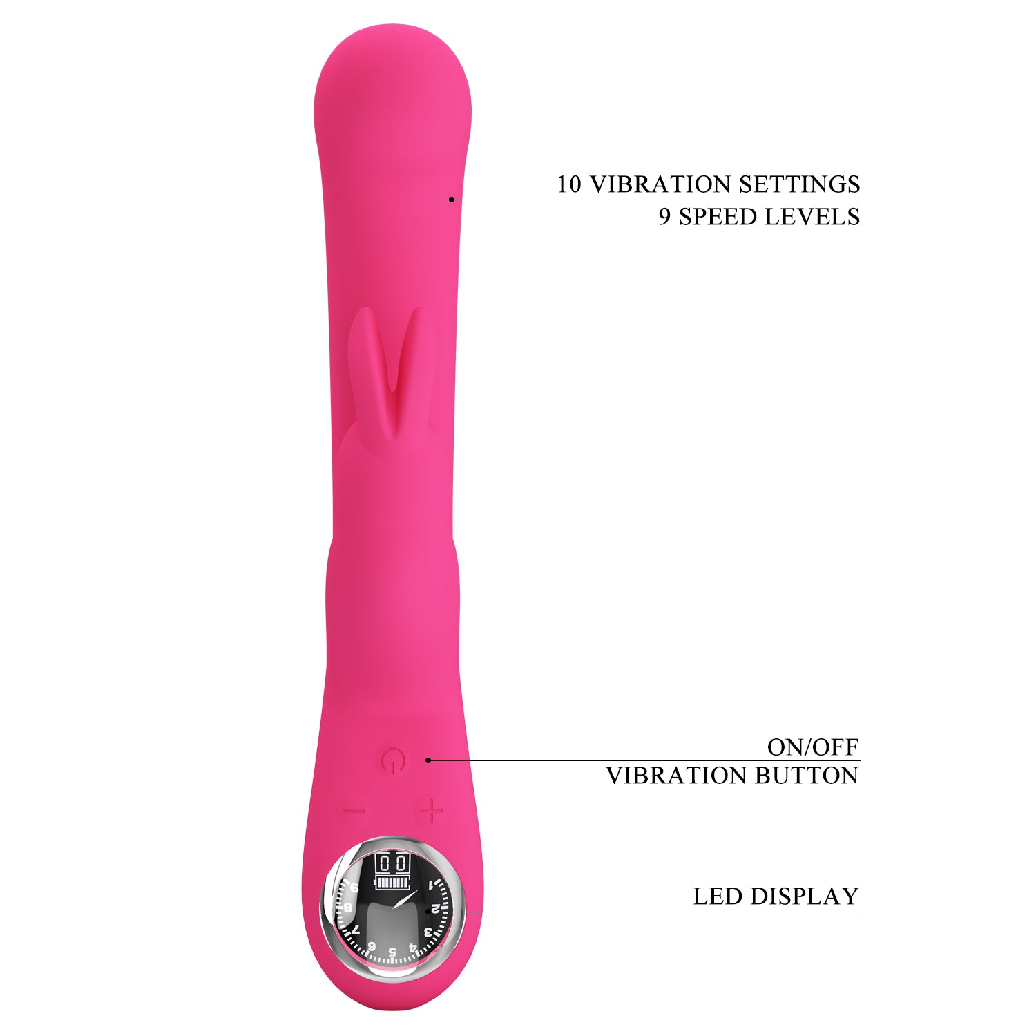 Lamar Vibrator - Con Pantalla LCD Lamar Vibrator - Con Pantalla LCD