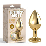 Clear Gem Gold Plug M Clear Gem Gold Plug M