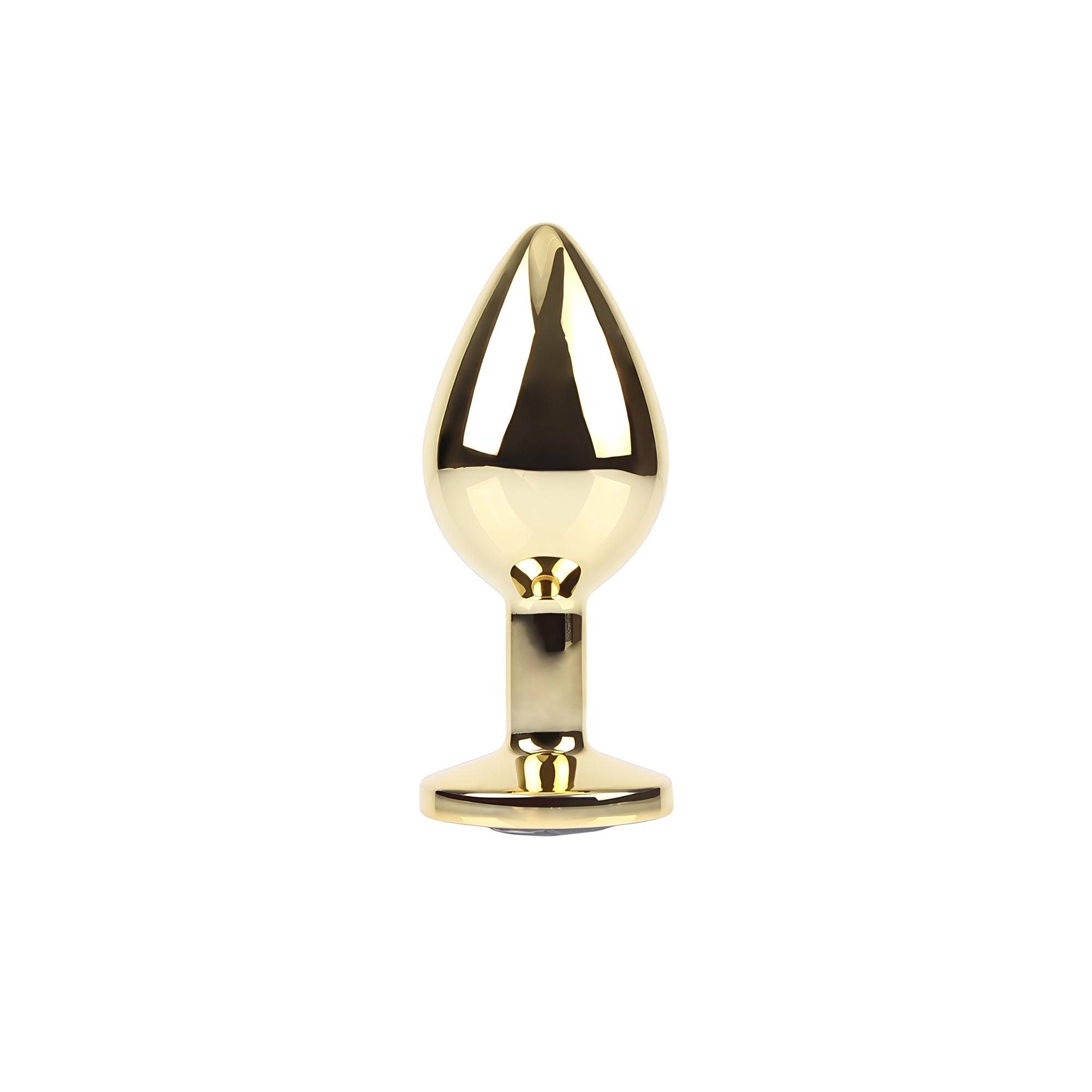 Clear Gem Gold Plug M Clear Gem Gold Plug M
