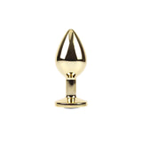 Clear Gem Gold Plug M Clear Gem Gold Plug M