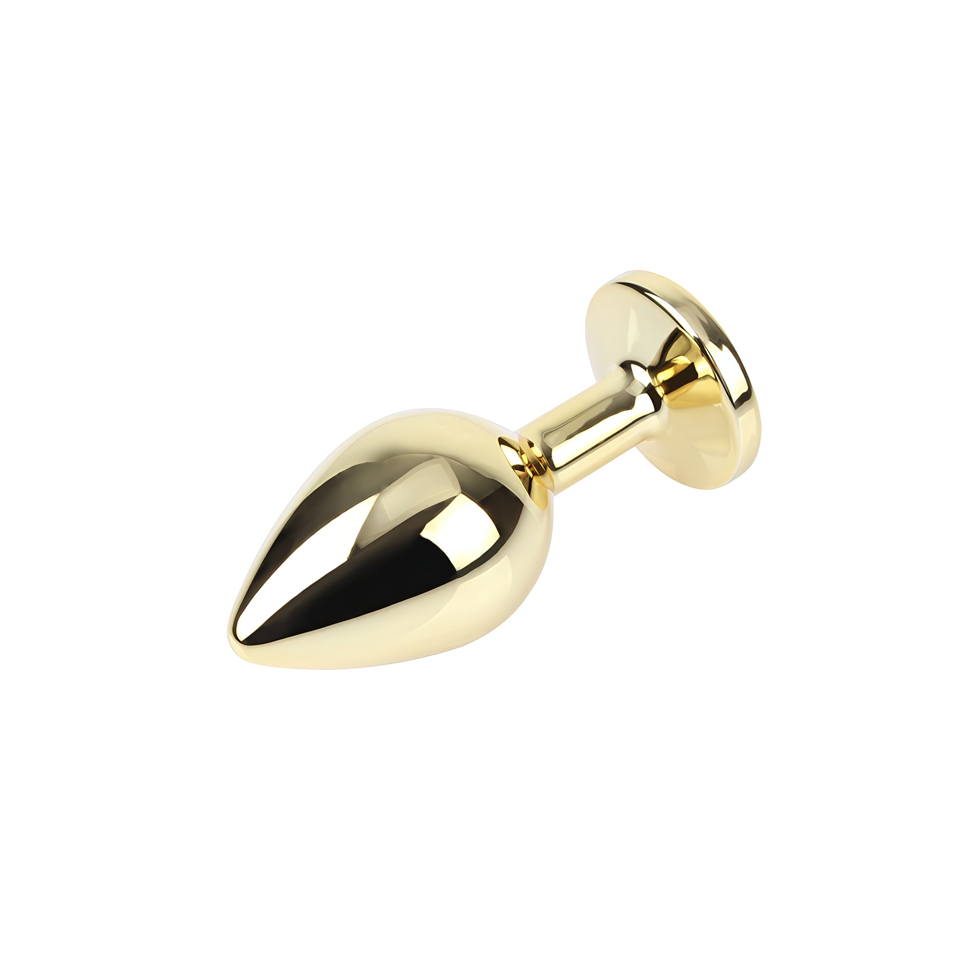 Clear Gem Gold Plug M Clear Gem Gold Plug M