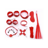 Kit Bondage Rojo Felpado Kit Bondage Rojo Felpado