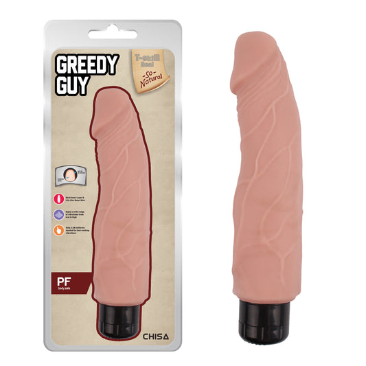 Greedy Guy Flesh - 20 cm - Vibrador