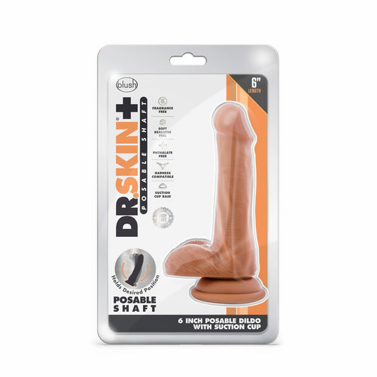 Dr.Skin Plus 16 cm Con Testículos - Mocha